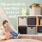 Hennez 40L Storage Basket For IKEA Kallax - Dark Gray Hennez®